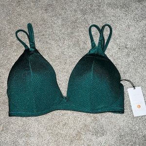 Green bikini top
